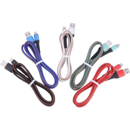 1M Micro USB Cable Type C Fast Charging Data Sync Cord 8Pin Charger Cables for Samsung Xiaomi Huawei Android Phone For iPhone