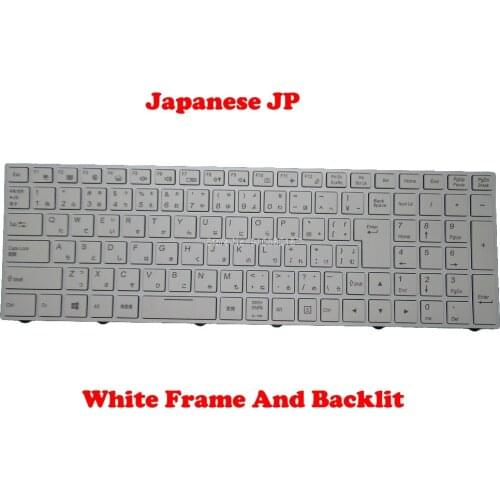 JP Backlit Keyboard For CLEVO NB50TG NB50TH NB60TH NB50TL NB50TJ1 NB60TJ1 NB50TK1 NB55TK1 With Black Frame