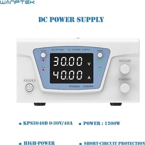 KPS3040D Multifunction Digital Display Program-Controlled Switching DC Power Supply 0-30v 0-40A Short-Circuit Protection