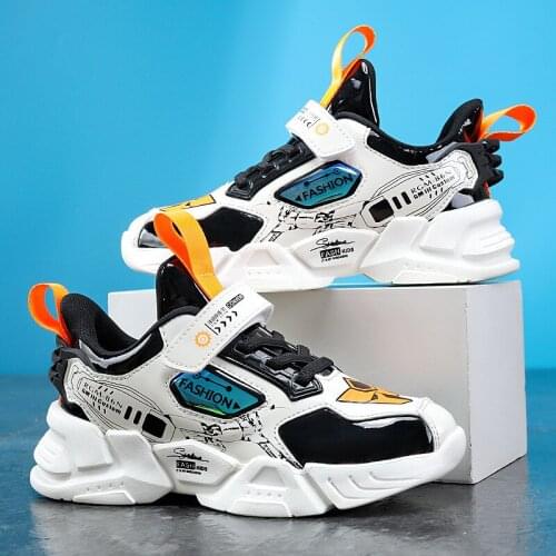 Boys Sneakers 2021 Spring Fashion Trend Children Shoes Boys Sports Shoes School Kids Sneakers Casual Running Shoes Summer Tennis