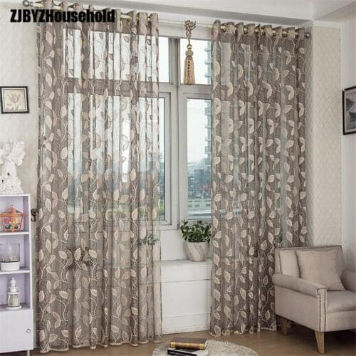 The Leaves Are Light and Permeable, Half Shade, Balcony, Living Room Bedroom Curtain, Window Screening