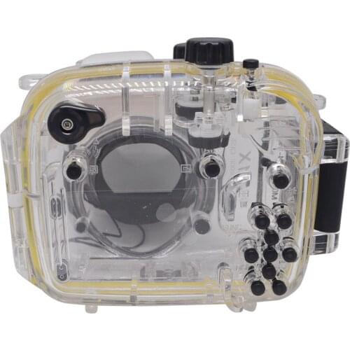 Mcoplus 40m/130ft Camera Underwater Waterproof Housing Diving Case for Canon Powershot G1X WP-DC44
