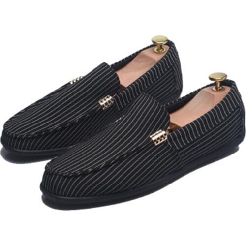 2018 Quality White Casual Platform Round Head Canvas Shoes Male Dlat Driving Star Anti-skid Shoes Male Flat Shoes Freathable YXL