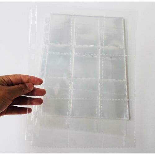 100 Pages Choice, 9-Pocket Clear Series Card Album Page/Binder Protector Mtg TCG Pokemon Yu-Gi-Oh Card Binder Pages