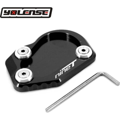 Motorcycle Kickstand Foot Side Stand Extension Pad Support Plate Enlarge For BMW R Nine T R nineT Rnine T RNINET 2014 - 2016