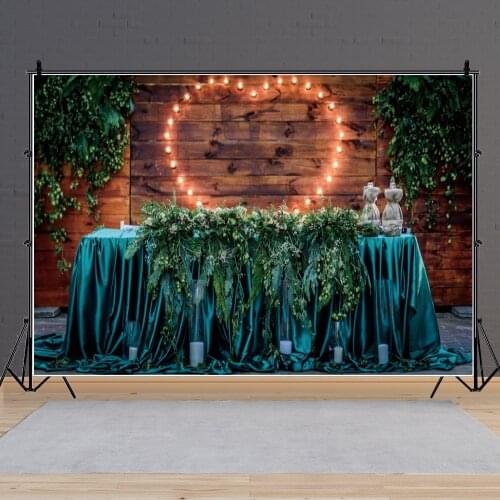 Romantic Light Dinner Background Portrait Photography Beautiful Banner Birthday Decors Backdrops Studio Photo Props