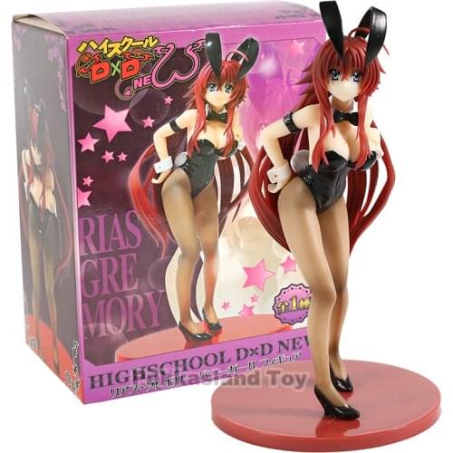 High School DxD Rias Gremory Bunny Girl Ver. PVC Figure Collectible Model Toy