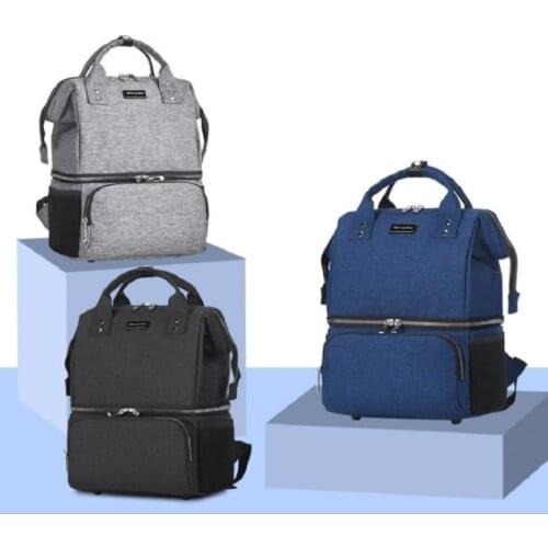 Breast Milk Storage infant Baby Bottle Insulated mummy maternity changing diaper Nappy bag Backpack For Mom Organizer baby bag