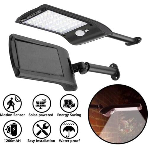 36LED LED Solar Powered Light Outdoor PIR Motion Sensor Lamp Waterproof Solar Sensor Wall Light For Garden Yard Decoration