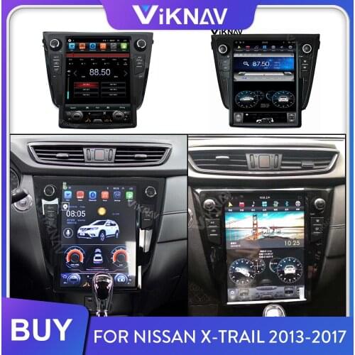 Android Car Radio Tape Recorder for Nissan X-TRAIL 2013-2019 Screen Multimedia Player Auto Audio Stereo Receiver GPS Navigation