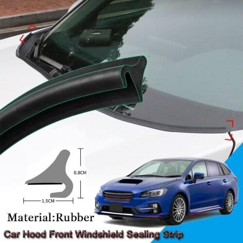 DIY Car Seal Strip Windshied Spoiler Filler Protect Edge Weatherstrip Strip Sticker Car Accessories For Subaru LEVORG 2015-2020