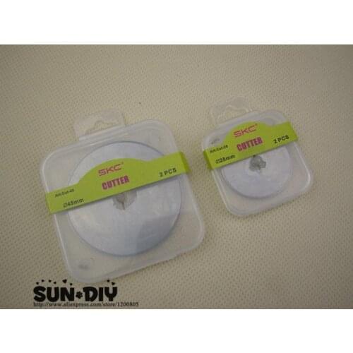 Free shipping SKC cut blades 28,45mm diameter Patchwork cutter accessories for easy cutting fabric needlewrok tool crafts tool