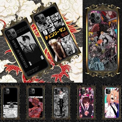 Chainsaw Man Makima Power Phone Case Cover Hull For iphone 5 5s se 2 6 6s 7 8 12 mini plus X XS XR 11 PRO MAX black trend funda