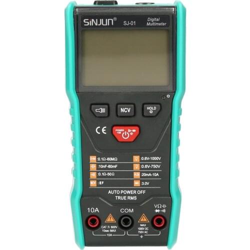 Digital Multimeter Automatic Scan Tester for DC/AC Voltage Current Capacitance Resistance Esr Meter NCV Diode On-off Tester