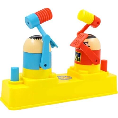 Parent-child Playing game Toys Offensive And Defensive Play Fun Toy Hammers Head Of Fighter Desktop Happy Fidget Toys