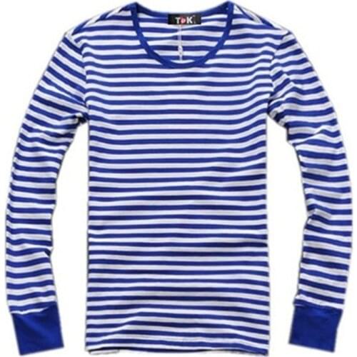 Mens clothing clothes plus size mens clothing male long-sleeve T-shirt t-shirt navy style shirt
