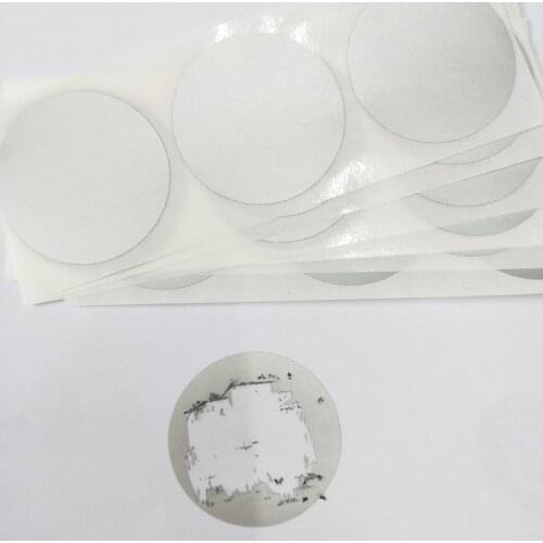 Scratch Off Sticker Diameter 38mm Round Silver Blank For Secret Code Cover Home Game Wedding