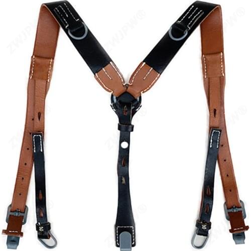 WWII WW2 GERMAN ARMY LEATHER Y STRAP STRAPS Y-STRAPS LOAD BEARING EQUIPMENT Military