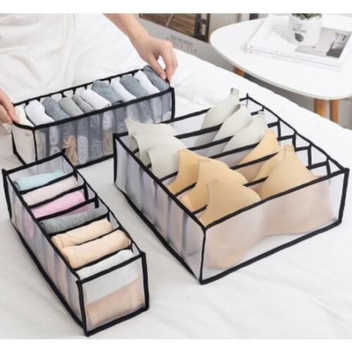 Underwear Bra Organizer Storage Box Drawer Closet Organizers Divider Boxes For Underwear Scarves Socks Bra