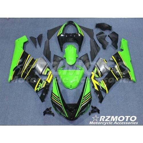 New ABS motorcycle Fairing Fit For kawasaki Ninja ZX6R 599 636 2005 2006 Mold Black ACEKITS Store No.Y1