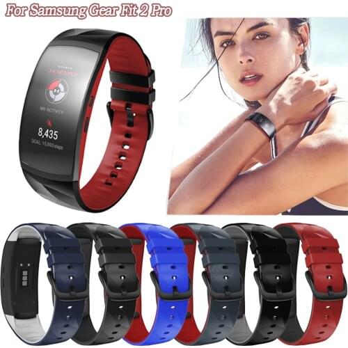 For Samsung Gear Fit 2 Pro Strap Smart Wrist Band for gear fit2 pro SM-R360 Wristband Bracelet Sport Straps adjustable silicone