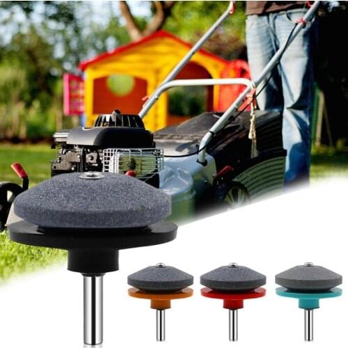 Lawn Mower Sharpener Blade Sharpener Universal Grinding Drill Sander For Industrial Blade Knife Sharpening Grinding Tool Garden
