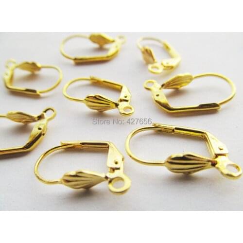 200pcs Silver tone/Antque Bronze/Golde Locking Leverback Earwires Charm Findings,Jewelry Making,DIY Components,Nickel free