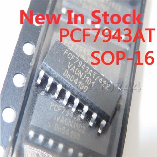 5PCS/LOT PCF7943AT PCF7943AT/422 SOP-16 SMD car computer board chip NEW In Stock