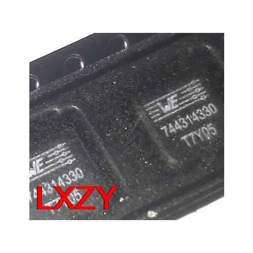 Free Shipping 10PCS/lot 744314330 7050 3.3UH 9.0A 7X7X5MM WE SMD Flat Copper Coil High Current Inductor