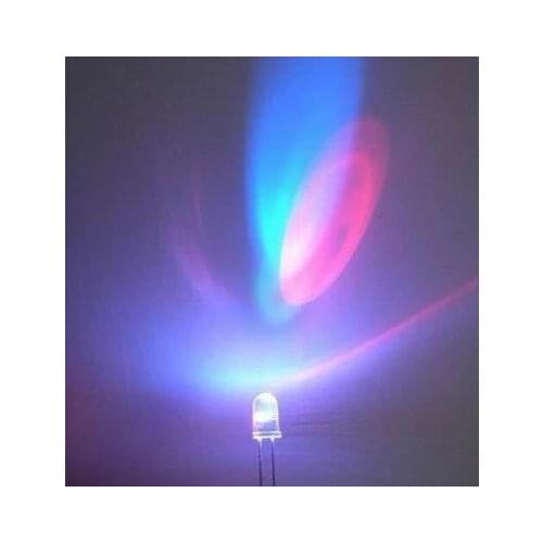 Free shipping 1000PCS 2PIN 3MM RGB 7 color Fast flash LED light-emitting diode (LED) 3mm RGB 7 color fast flash LED