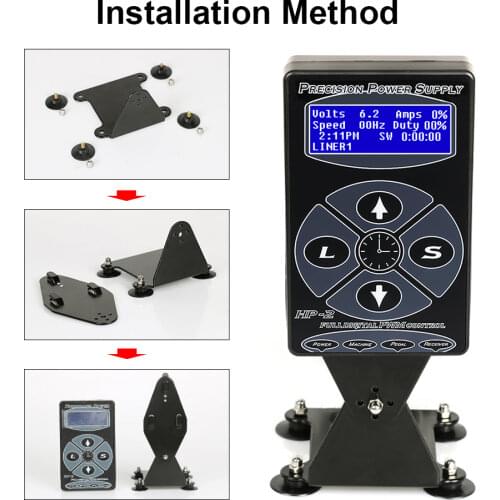 Free Shipping Professional Tattoo Power Supply HP-2 Powe Supply Digital Dual LCD Display Tattoo Power Supply Machines