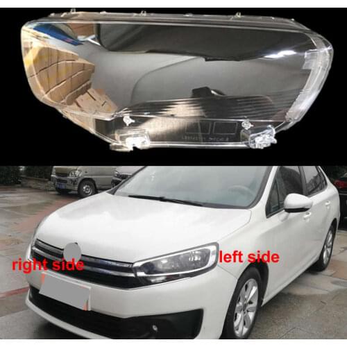 For Citroen C4 C-Quatre 2016 Headlamps Transparent Cover Headlight Cover Transparent Lampshade Headlight Shell Lens