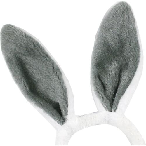 Kids Girls Easter Cosplay Polka Dot Gold Sequins Tutu Skirt Bunny Ears Headband F3ME