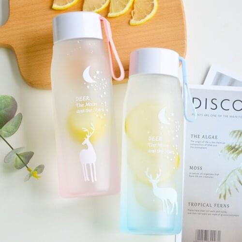 Water Bottle Leak Proof For Girl Biking Travel Water Cup Portable Cartoon Water Bottles Sports Drinking Plastic Girl Bottle