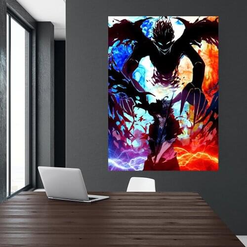 Black Clover Japan Animation Pictures Canvas Painting Posters and Prints Decorative Modern Picture Living Room Home Decor