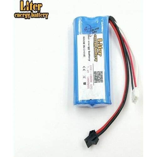 18650 Li-ion Battery 1800mAh 7.4v 1 2 3 pcs Lipo battery For Udi U12A Syma S033g Q1 Tianke H100 15C SM Plug