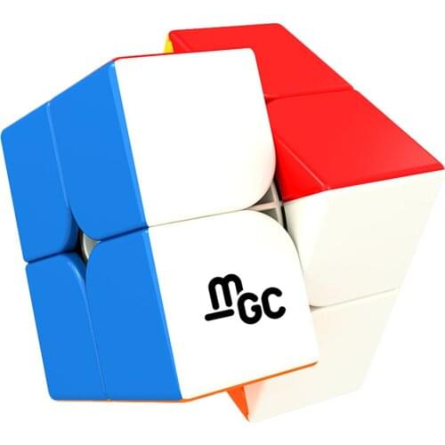 Yongjun Magnetic MGC 2x2x2 Magic Cube Professional Speed Adults Antistress Cubes Puzzles For Kids Mini Puzzle Smooth Toy