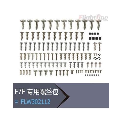 Screw Set for Freewing Flight Line F7F-3 tigercat rc plane