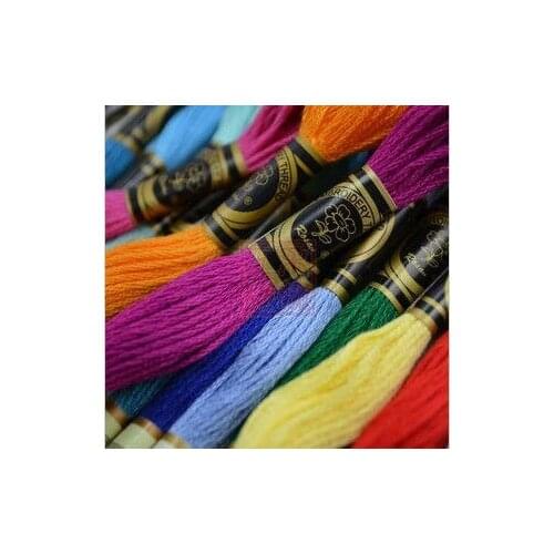 Embroidery Thread Floss Skein 447 Pieces Cotton Similar DMC 1piece 1 colour Cross Stitch Thread