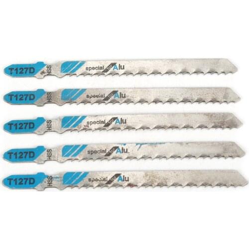 NEW 5Pcs/set T127D Saw Blade Hacksaw Jig Saw Blade Set Reciprocating Curve Saw Blade For Hard Metal Saw Cutting Tool