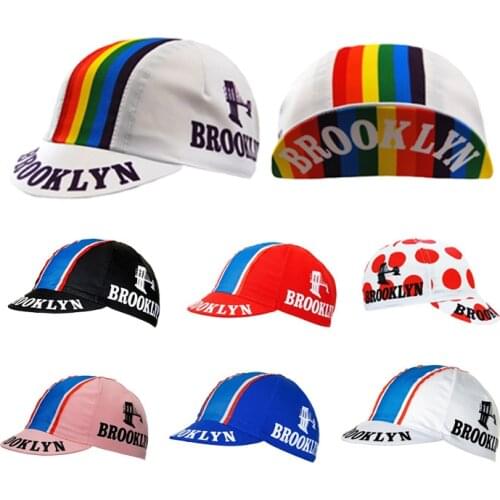 New Brooklyn Men Cycling Cap Riding Headwear Bicycle Hat Breathable Bike Cap