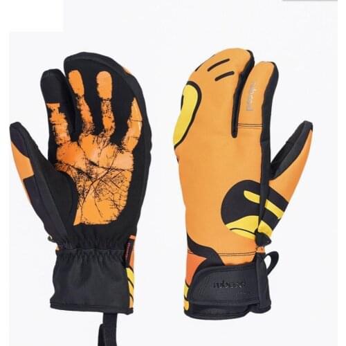 New Winter Thermal Unisex 3 Finger Ski Glove Mens Waterproof Outdoor Sport Mittens Snowboarding Skiing Bike Riding Gloves