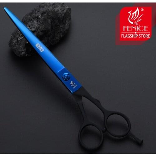 Fenice Professional Pet Dog Grooming Scissors 7 Inch Japan 440C Dog Shears Hair Cutting Straight Scissors
