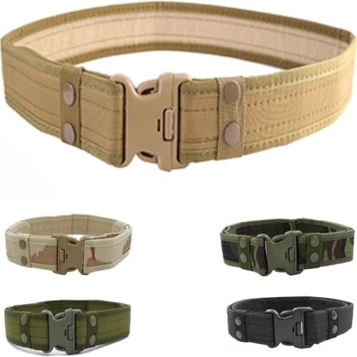 Tactical Belt Mens Military Army Airsoft Paintball Outdoor Sport Multifunctional Waistband Adjustable Quick Release Belt