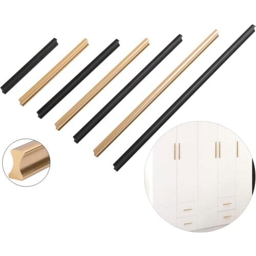 Modern Cabinet Handle Stainless Steel Kitchen Door Handles Wardrobe Cupboard Drawer Pulls Cabinet Pulls Furniture Hardware