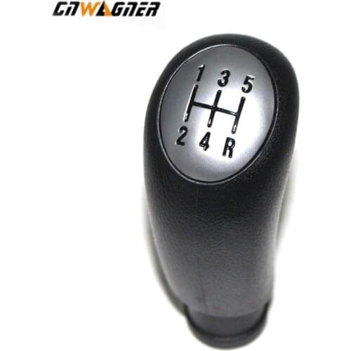 For ALFA ROMEO 156 147 (2000-2010) 735269771 Car Handle Manual Black Gear shift knob stick head ball 5 speed Car accessories