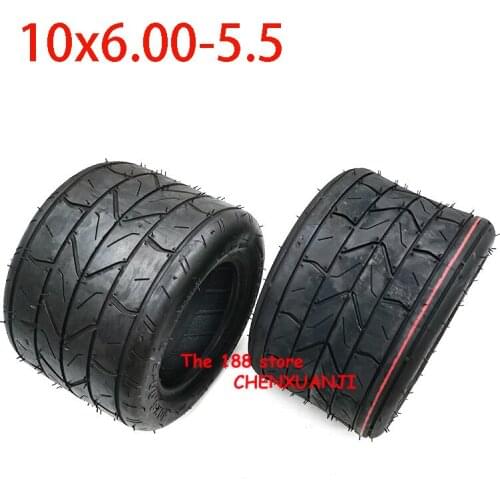 10 inch widened tire 10x6.00-5.5 for motorcycle vacuum Road tire tubeless tire wheel