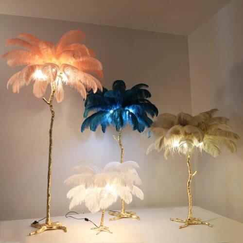LED Postmodern Colorized Feather Designer Table Lamp. Desk Lamp.LED Dest Lamp For Bedroom Foyer