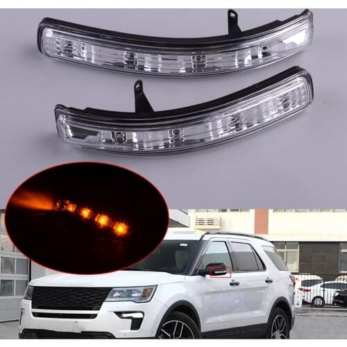 LED Side Rearview Mirror Turn Signal Light Lamp Fit For Ford Explorer 2011 2012 2013 2014 2015 2016-2019 BB5Z13B375A BB5Z13B374A