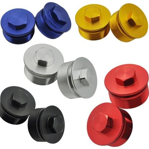 41MM CNC Universal Color Motorcycle Front fork shock absorber screw For Honda CB400 XL600 VF750 VTX1300 NC700 CB500 CBR500